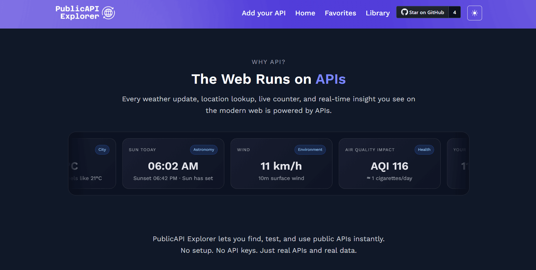 Public API Explorer
